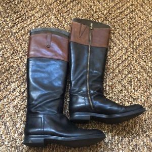 Enzo Angelina Leather Riding boots 8.5
